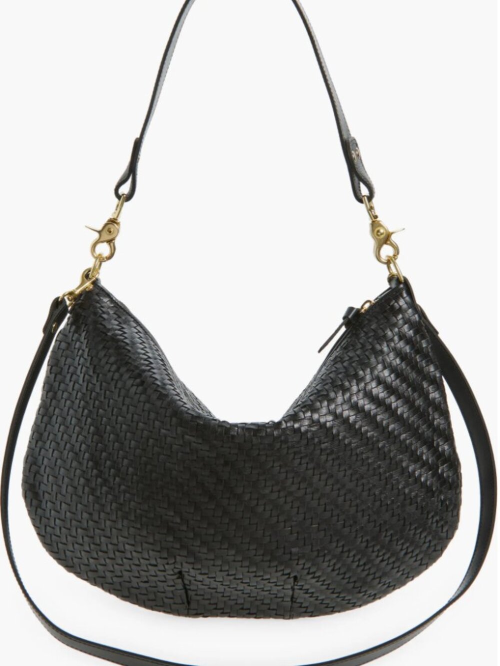 Clare V. Moyen Messenger Crossbody Bag in Black - Picture 7 of 8